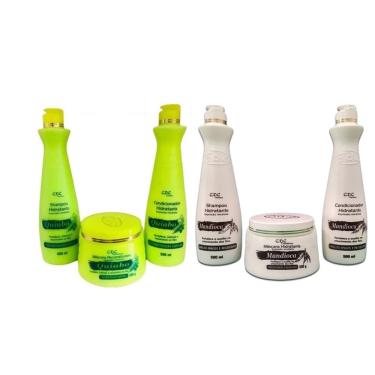 Imagem de Kit De Quiabo E Mandioca Cdc Hidratação- Reconstrução Cabelo