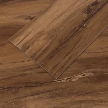 Imagem de VEELIKE Piso Vinílico De Carvalho Caramelo, Piso Impermeável, Removível E Adesivo, Piso Laminado Com Aparência De Madeira, 32 Tábuas, Ladrilhos Adesivos Para Piso De Quarto, Banheiro, Cozinha, Garag