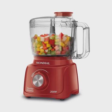 Imagem de Mini Processador Mondial Turbo Pratic MP-16-R Vermelho - 127V