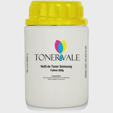 Imagem de Toner Refil TankFull Para Samsung CLT-Y407S Yellow - CLP-325 CLX-3185N CLP-325W CLX-3185FW CLX-3185 CLP-320 de 500g