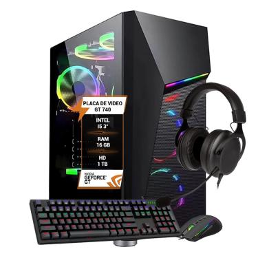 Imagem de Pc Gamer Chrono I5 3470 Memória 16Gb Hd1Tb Gt740