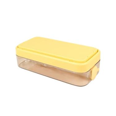 Imagem de Forma de Gelo Silicone Bandeja 21 Cubos(Amarelo)