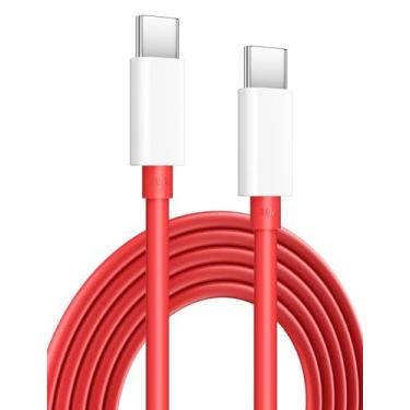 Imagem de Cabo USB C para USB C de 1 m para OnePlus 10T Nord 2T 5G 9 8T, 100W Max SUPERVOOC 80W Carregamento Rápido Transferência de Dados Carregador de Carro Cabo USBC Fio para Samsung Galaxy Tablets Android