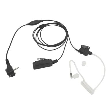 Imagem de Kit de vigilância de 2 fios, fone de ouvido de tubo acústico com microfone PTT Bodyguard fone de ouvido de segurança para Vertex Standard VX-261 VX-231 VX-351 VX-230 VX-298 VX-350 VX-180 EVX-531 Rádio