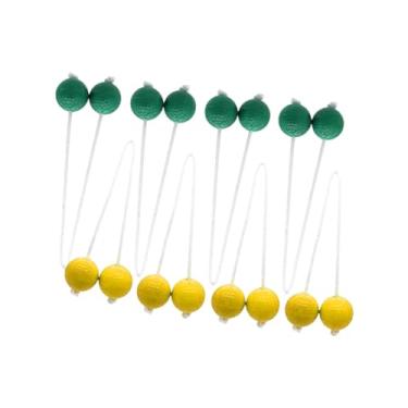 Imagem de YIJU Bolas de golfe de 8pcs brinquedo, jogo de jardim de grama ao ar livre para crianças adultos família dia 165 em substituição, Amarelo E Verde
