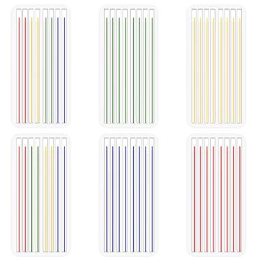 Imagem de BAYTORY 960 peças de fita marca-texto transparente reutilizável, abas adesivas transparentes para anotação de livros, tiras longas de destaque, abas de índice, notas adesivas, estéticas, materiais escolares para escritório