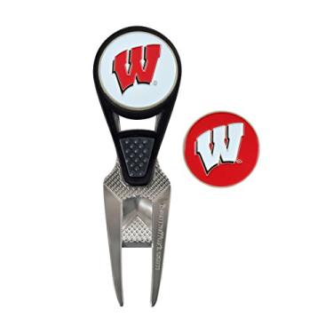 Imagem de Team Effort Ferramenta de reparo de marcas de bola Wisconsin Badgers Cvx