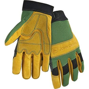 Imagem de West Chester John Deere Grain Cowhide Work Gloves with Reinforced Palm-xl