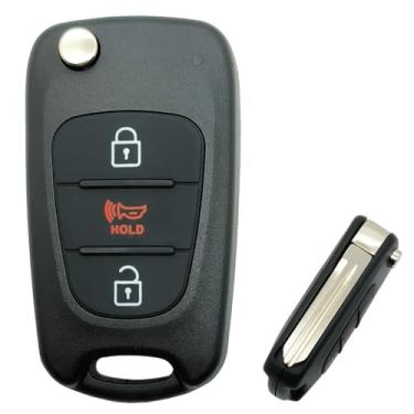 Imagem de Chave de controle remoto de entrada sem chave de substituição Horande para Kia Soul 2010-2013 2012-2014 Kia Rio NYOSEKSAM11ATX (AMFL 95430-2K340 (Preto)