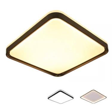 Imagem de Lustre Plafon LED 3 em 1 Sobrepor Iluminaçao Moderno Casa Sala Quarto 