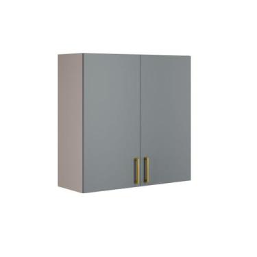 Imagem de Armário Aéreo 2 Portas 80cm 100% MDF Essence - Itatiaia - Móveis Itati