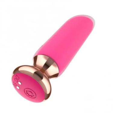 Imagem de Bullet 10 Modos De Vibração Compacto Discreto e Recarregável Vibrador Potente Clitóris e Mamilos [PINK]