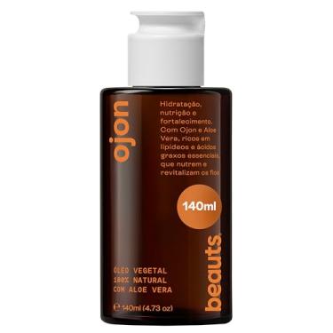 Imagem de Óleo de Ojon - Crescimento Capilar, Reparador de Pontas, Umectacao Capilar e Fortalecimento dos Fios – Natural com Aloe Vera - Com Tampa Gotejadora, 140ml, Beauts