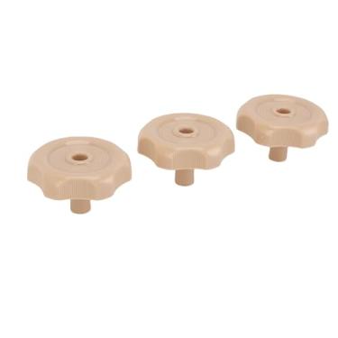 Imagem de Maçaneta de janela e ventilação, botão giratório de janela RV plástico ABS para um com um para carros (marrom)