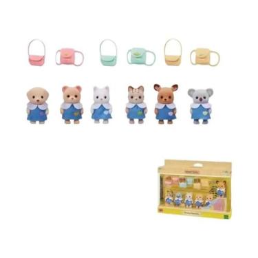 Imagem de Halloween Sylvanian Famílias Caixa Cega Chaveiro Figuras Estudante Cer