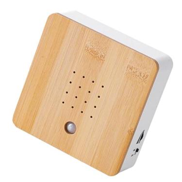 Imagem de Esquirla Caixa de som de canto de pássaros, alto-falante decorativo leve, ambiente interno, áudio realista para lareira