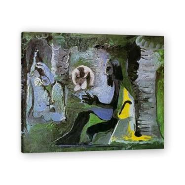 Imagem de Murais The Luncheon On The Grass Diego Rivera – Arte de realismo socialista mexicano, muralista do século 123, coleção clássica do museu de Nova York para decoração de casa 70 x 84 cm