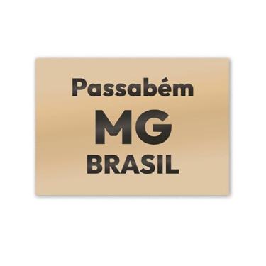 Imagem de Imã de Geladeira Passabém Minas Gerais MDF 8x5 para Enfeite