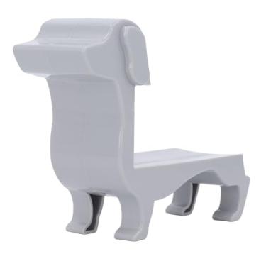 Imagem de Salsicha cão cão garrafa de garrafa de garrafa multifuncional mesa de plástico top kitchen wine organizer elegante decoração para mesa de jantar barra de bancada (Cinza)