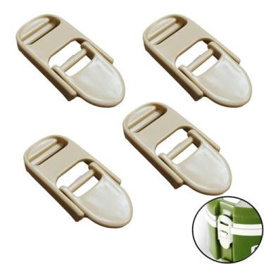 Imagem de Kit 4 Presilhas Reposição Para Marmita Prato Térmico - 21002 Taumer