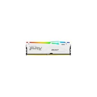 Imagem de Memória RAM Kingston Fury Beast Expo, RGB, 32GB, 6000MT/s, DDR5, DIMM, CL30, Branco - KF560C30BWEA-32