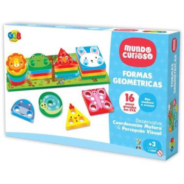 Imagem de Brinquedo Pedagógico Formas Geométricas Animais - GGB PLAST