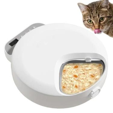 Imagem de Comedouro Automatico Pet Gato Cachorro Programavel Raçao Comida Petisc