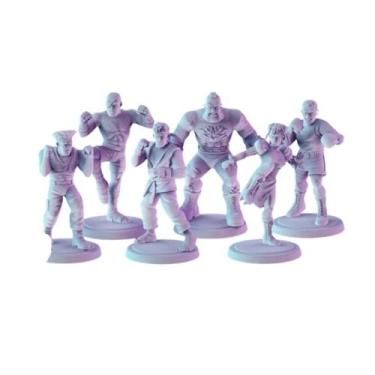 Imagem de Miniaturas Street Fighter Para Rpg, Zombicide, D&d Kit - CKG3D