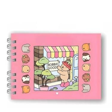 Imagem de Livro De Colorir E Pintar Capa Dura - Edição Para Crianças Adulto Idosos Em Português Ideal Para Relaxamento Combater Estresse Estimular Criatividade Bob Goods Rosa