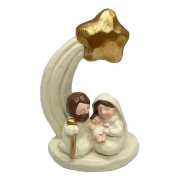 Imagem de Generic Estatueta de Presépio, Ornamento de Manjedoura, Exibição Artesanal, Estátua do Nascimento de Jesus, Escultura da Sagrada Família para Sala de Estar,
