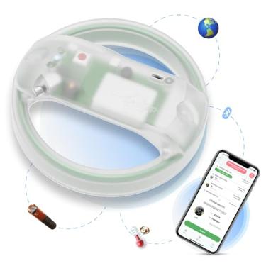 Imagem de ROVERTAGS Scanner de microchip – leitor RFID – scanners de chip para animais de estimação com registro e monitoramento de temperatura, integração perfeita de identificação animal para animais, cães