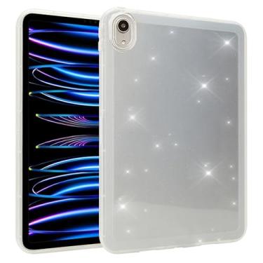 Imagem de Dteck Capa para iPad de 9,7 polegadas, 5ª/6ª geração 2018/2017, iPad Pro 9,7/Air 2/Air, capa transparente e fina, brilhante, crianças, meninas, mulheres, proteção total de TPU macio, capa traseira