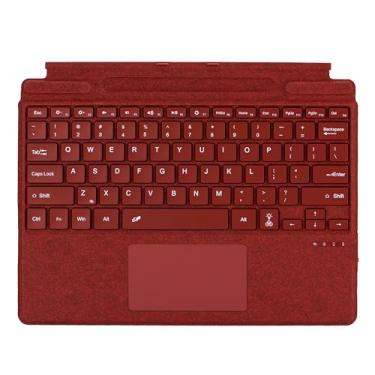 Imagem de Zoof Keyboard for Microsoft Surface Pro Copilot+ (11th Edition) / Pro 11 / Pro 10 / Pro 9 / Pro 8 / Pro X, 13 inch, Detachable Type Cover with Touchpad, 7-Color Backlit & Pen Holder (Poppy Red)