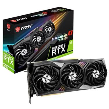 Imagem de MSI Placa gráfica Gaming GeForce RTX 3090 24GB GDRR6X 384-Bit HDMI/DP Nvlink Tri-Frozr 2 Ampere Architecture OC (RTX 3090 GAMING X TRIO 24G)