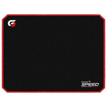 Imagem de Mouse pad gamer fortrek 44x35cm speed mpg-102 vermelho