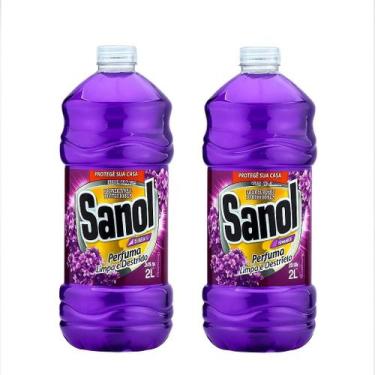 Imagem de Kit 2 Desinfetantes Sanol Lavanda 2L