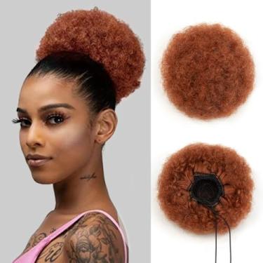 Imagem de isheeny Coque Pequeno De Cabelo Humano Para Crianças 2 A 5 Anos, Rabo Cavalo Com Cordão, Cacheado, Falso, Natural, Macio E Durável, Uso Repetido (30 Unidades, 1 Unidade)