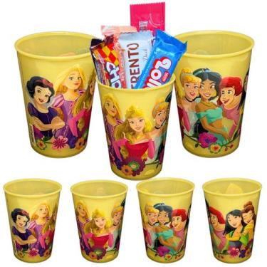 Imagem de 10 Copos Princesas Disney Festa Infantil Lembrancinha Doces - Plasútil