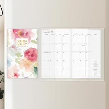 Imagem de KONVINIT Calendário magnético, capa de PVC rosa