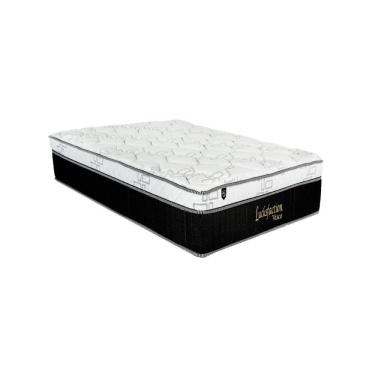 Imagem de Colchão Solteiro Espuma Viscoelástico Visco Molas Ensacadas  Lucksfaction Black Euro Pillow (88x188x36) - Luckspuma
