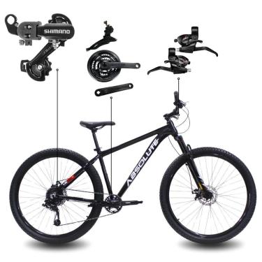 Imagem de Bicicleta Aro 29 Absolute Nero 5 MTB Alumínio 21 Marchas Câmbio Shimano Freio a Disco