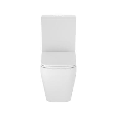 Imagem de Vaso Sanitário com Caixa Acoplada e Assento Soft Close Catena Acqua Casa Branco Matte