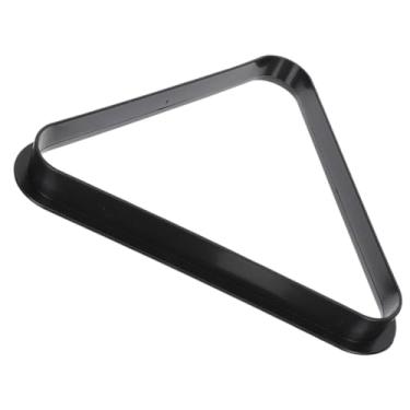 Imagem de Toddmomy Mini rack de bilhar triangular para armazenamento de bolas de bilhar para clubes de bilhar, design resistente para todas as idades
