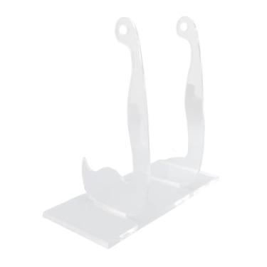 Imagem de AUNMAS Suporte de Cavalete Acrílico, Suporte de Exibição Transparente, Transparente para Obras de Arte para Pintar Cartão Fotográfico CD Certificates Tablet Certificates Menus