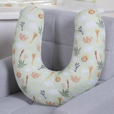 Imagem de Almofada de Amamentação e Apoio Bebê Grande Firme e Confortável 100 Al