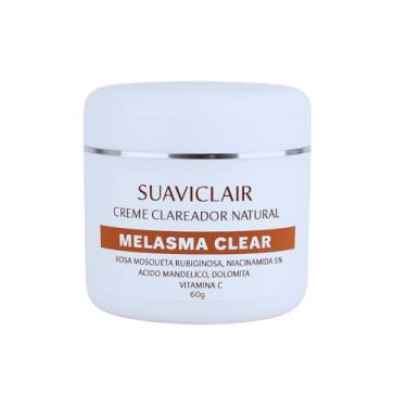 Imagem de SUAVICLAIR MELASMA CLEAR 60G – SUAVICID NATURAL CREME CLAREADOR NATURAL DE MANCHAS E MELASMA
