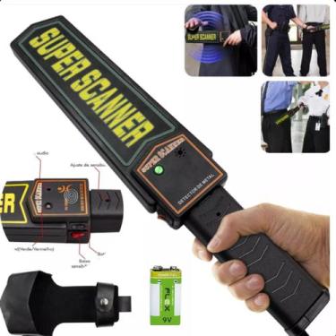Imagem de Detector Profissional Scanner Portátil Metais Alta Precisão Vibração -