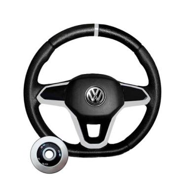 Imagem de Volante Esportivo Volkswagen Golf G5 G6 Crossfox Polo Voyage - Compatí