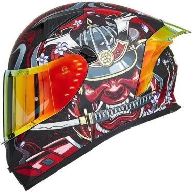 Imagem de Capacete de motocicleta ILM Full Face DOT Z501 Armor Red (XL)
