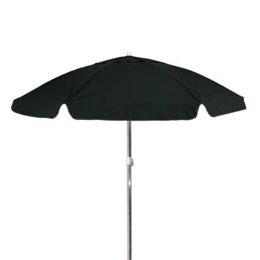 Imagem de Guarda-sol Bagum Aluminio Articulado Vareta Fibra- 2,0 M Preto